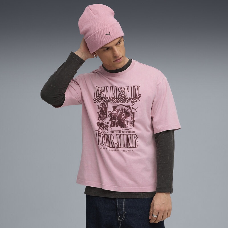 PUMA Graphic Paradise Mindset Washed Boxy Tee Men