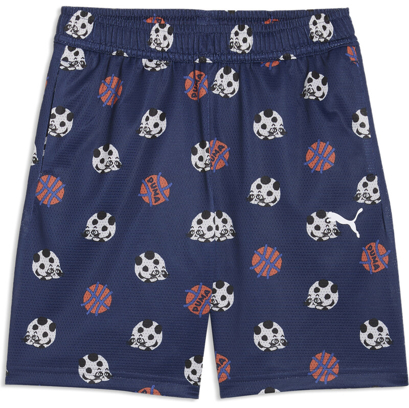 PUMA Sporty Cats Relaxed Printed Shorts Kids