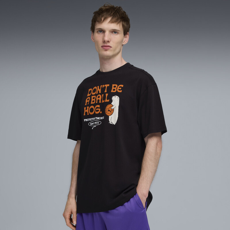 PUMA Junior Varsity II Relaxed Basketball Tee Men