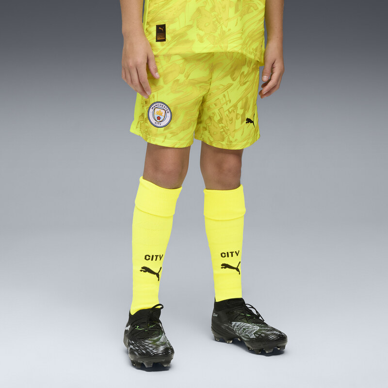 PUMA Manchester City 25/26 Goalkeeper Shorts Youth
