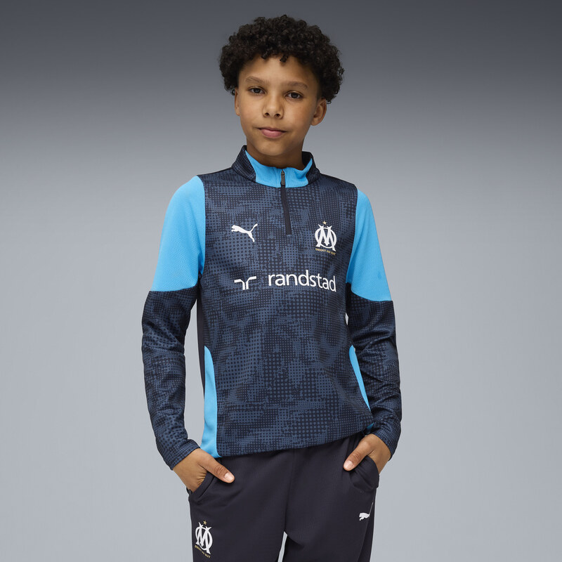 PUMA Olympique de Marseille Training Quarter-Zip Top Youth