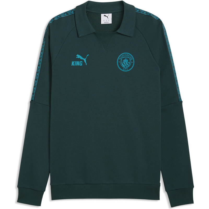 PUMA Manchester City KING Drill Crew Sweatshirt Men