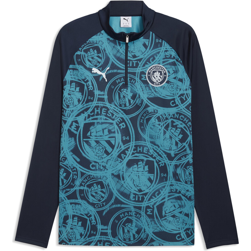 PUMA Manchester City Warmup Quarter-Zip Top Men
