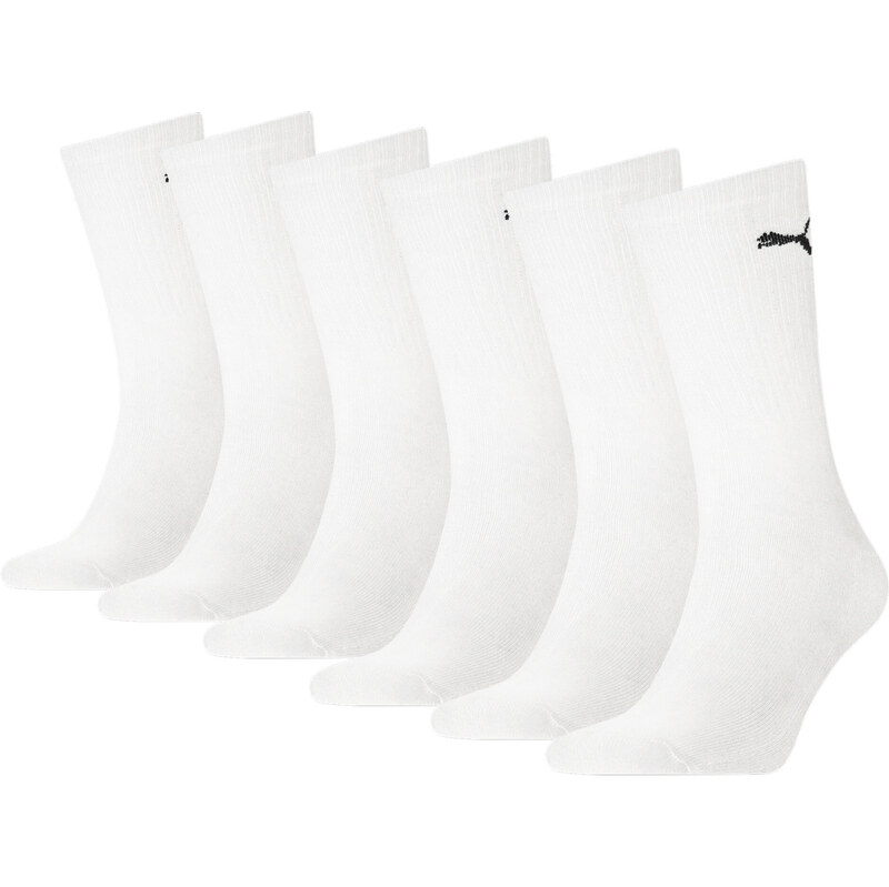 PUMA Unisex Crew Socks 6 pack