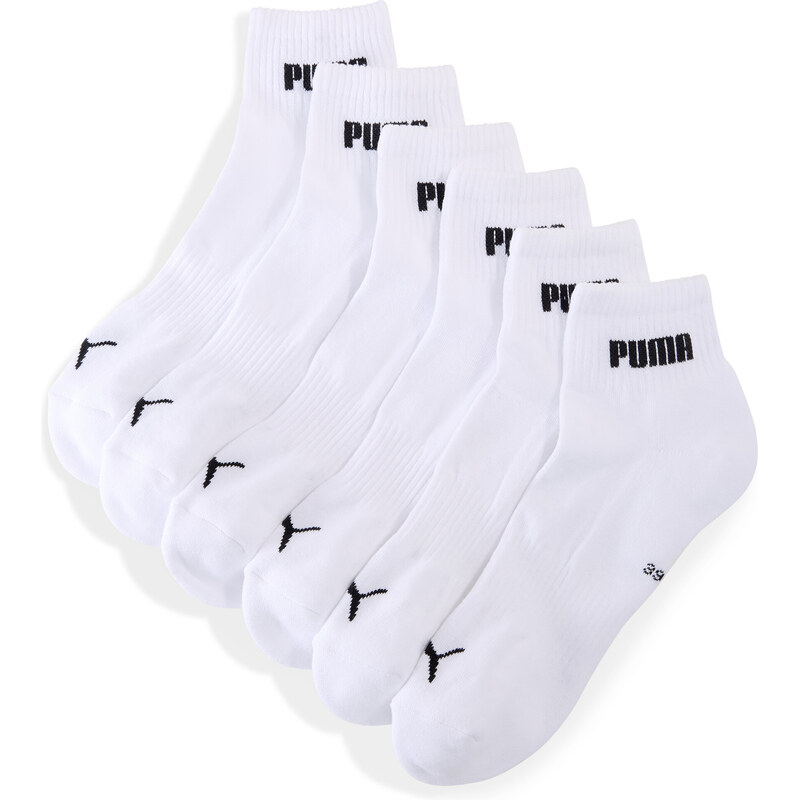 PUMA Unisex Quarter Socks 3 pack