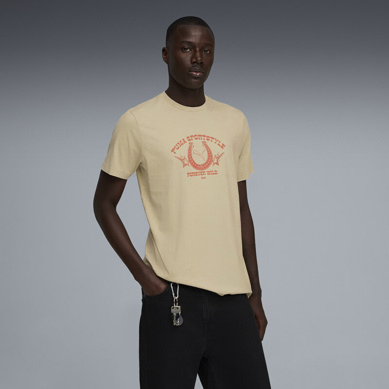 PUMA Graphic Retro Washed Tee Men