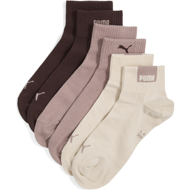 PUMA Unisex Quarter Socks (3-Pack)