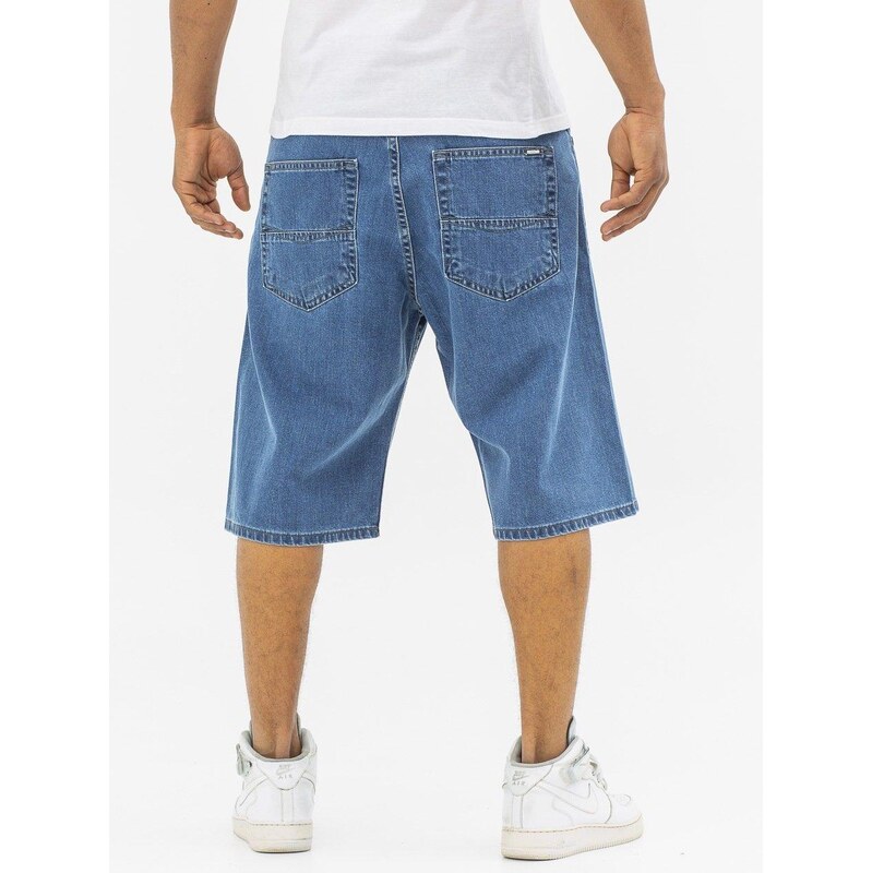 Krátké džíny Baggy Shorts Blue Mass Slang