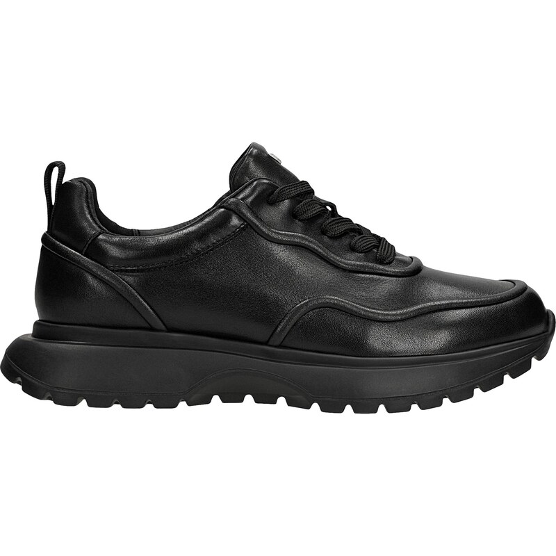 Wojas Černé Dámské Sneakersy Z Lícové Kůže