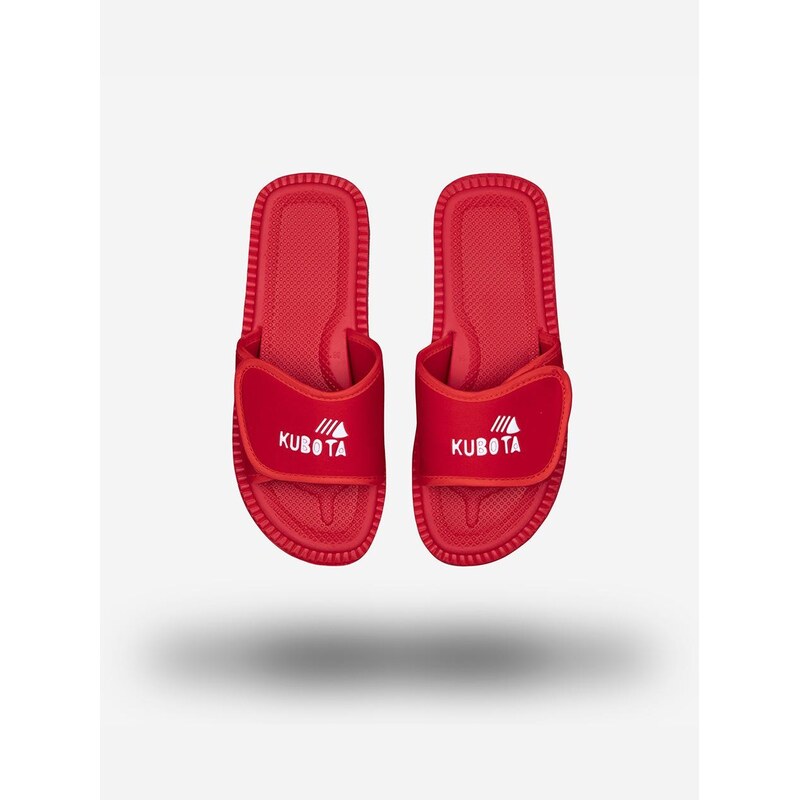 Žabky Kubota se suchým zipem a logem Red