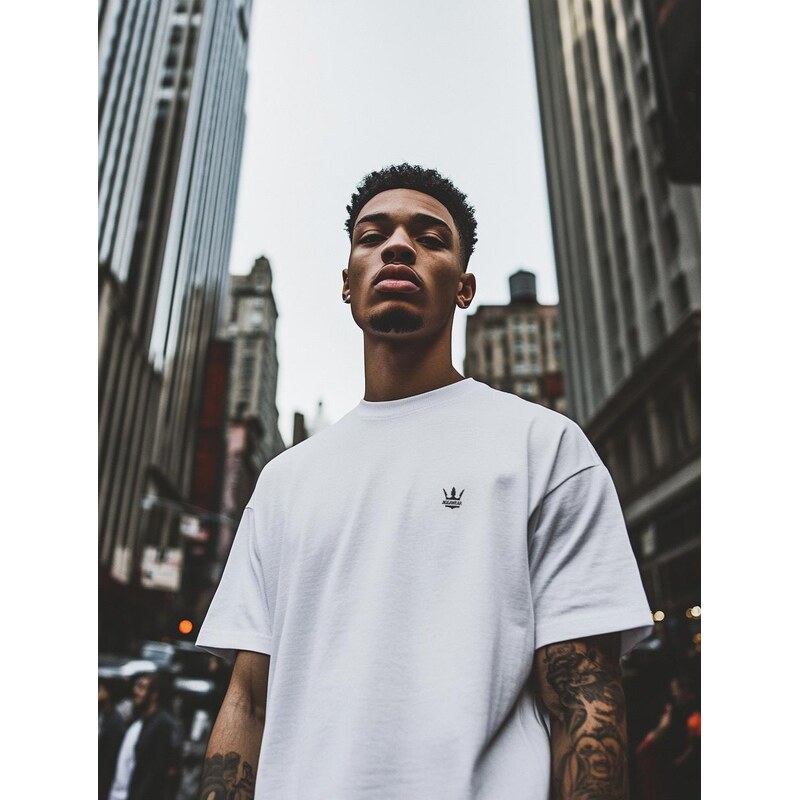 Jigga Wear Mini Crown Tričko s krátkým rukávem White