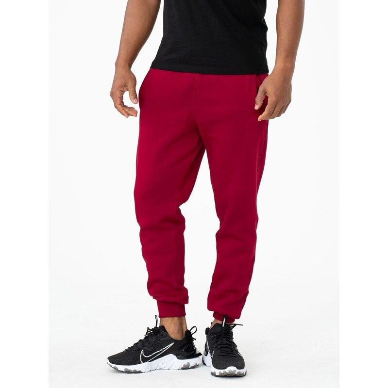 Teplákové kalhoty UrbanCity No Logo Basic Maroon