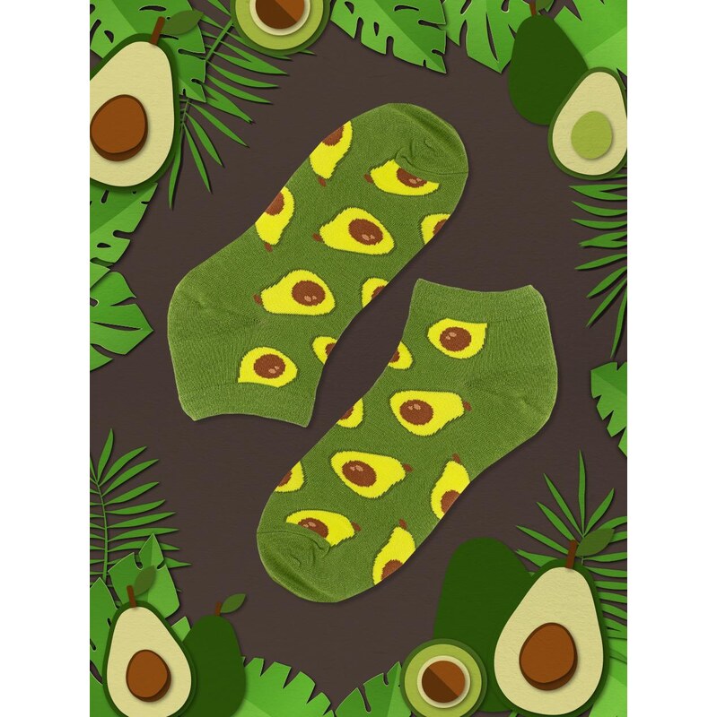 Pánské nízké ponožky Urban Socks Avocado Green