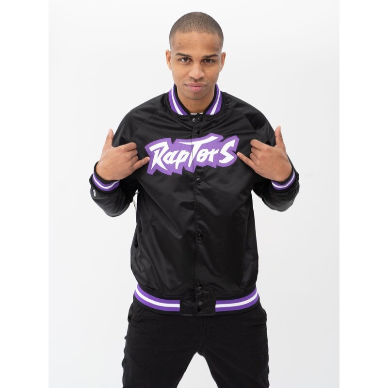 Baseballová bunda Mitchell & Ness NBA Toronto Raptors černá