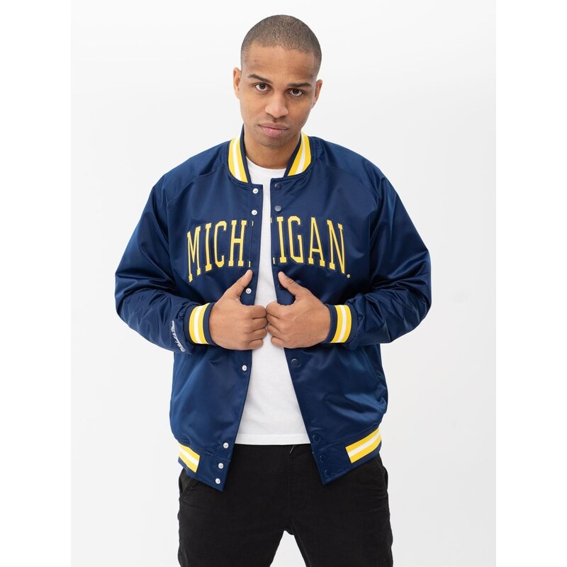 Mitchell & Ness Baseballová bunda NCAA University Of Michigan