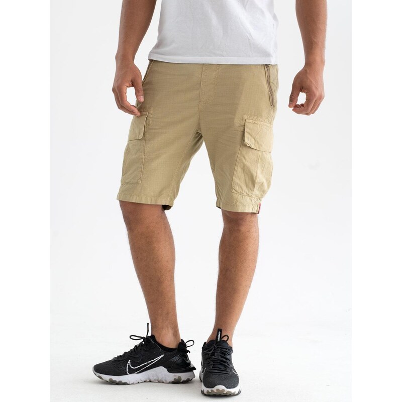 Alpha Industries Ripstop Jogger Short Shorts Beige (béžové