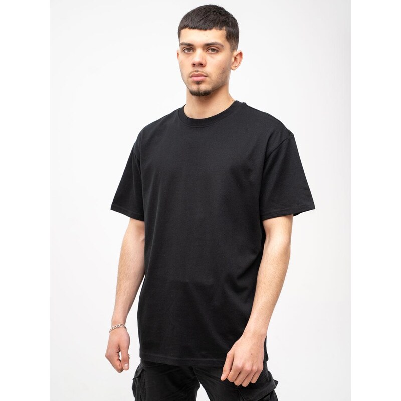 Pánské tričko s krátkým rukávem Oversize Black Jigga Wear Basic