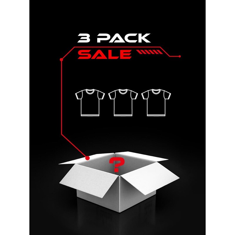 Blind Box Propagační sada 3 x tričko se slepou krabičkou