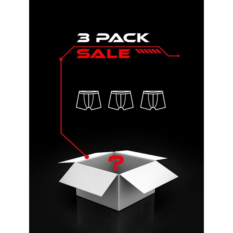 Blind Box Propagační sada 3 párů slepých boxerek