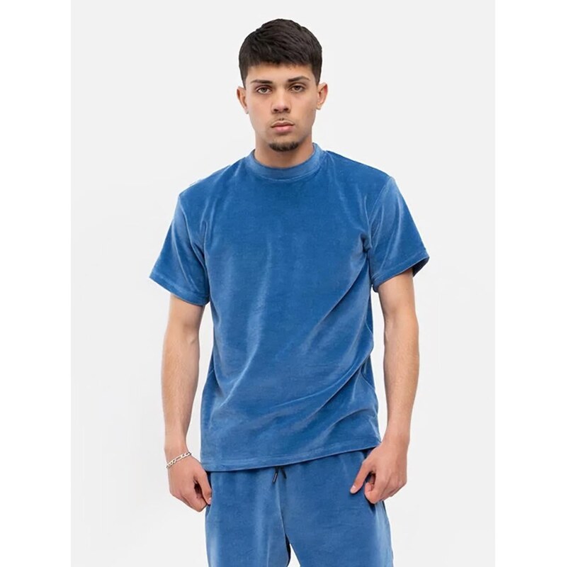 Jigga Wear Pánské velurové tričko s krátkým rukávem Jigga