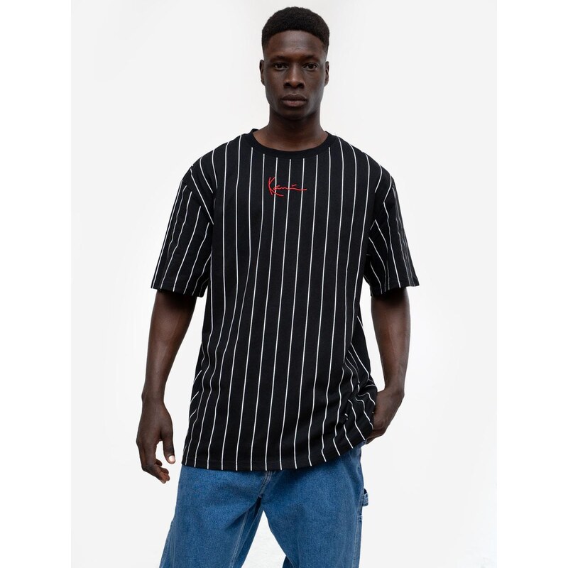 Pánské tričko s krátkým rukávem Black/White Karl Kani Small