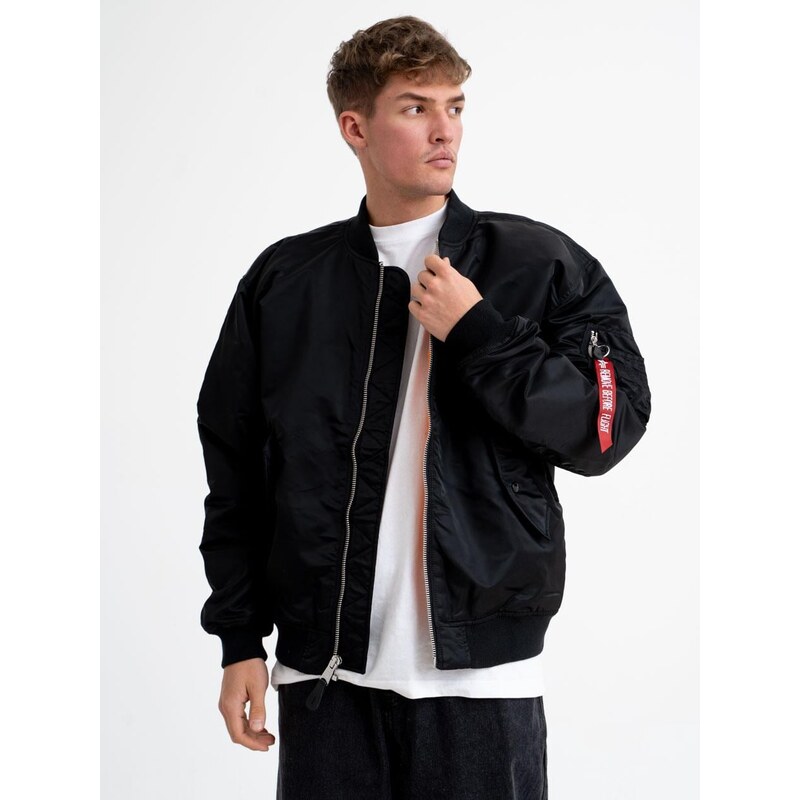 Pánská bunda bomber černá Alpha Industries MA-1 CS