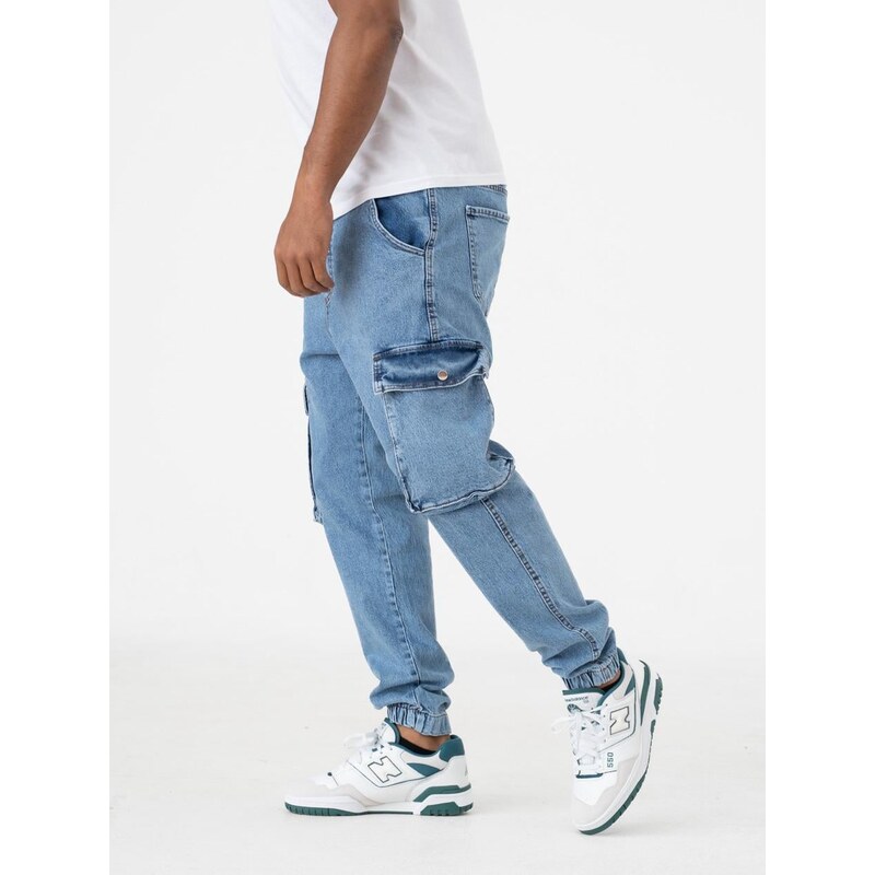 Pánské světle modré džínové kalhoty i8 Denim Classic Jeans