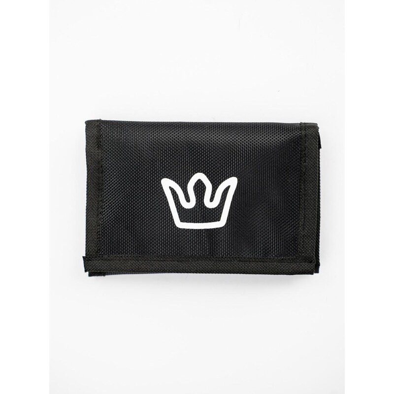 Materiál Peněženka černá Jigga Wear Simple Crown