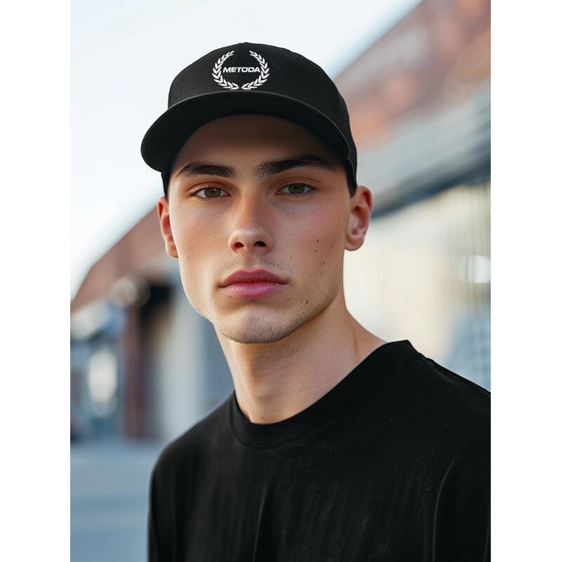 Metoda Sport Unisex baseballová čepice černá Sportovní vavřínová