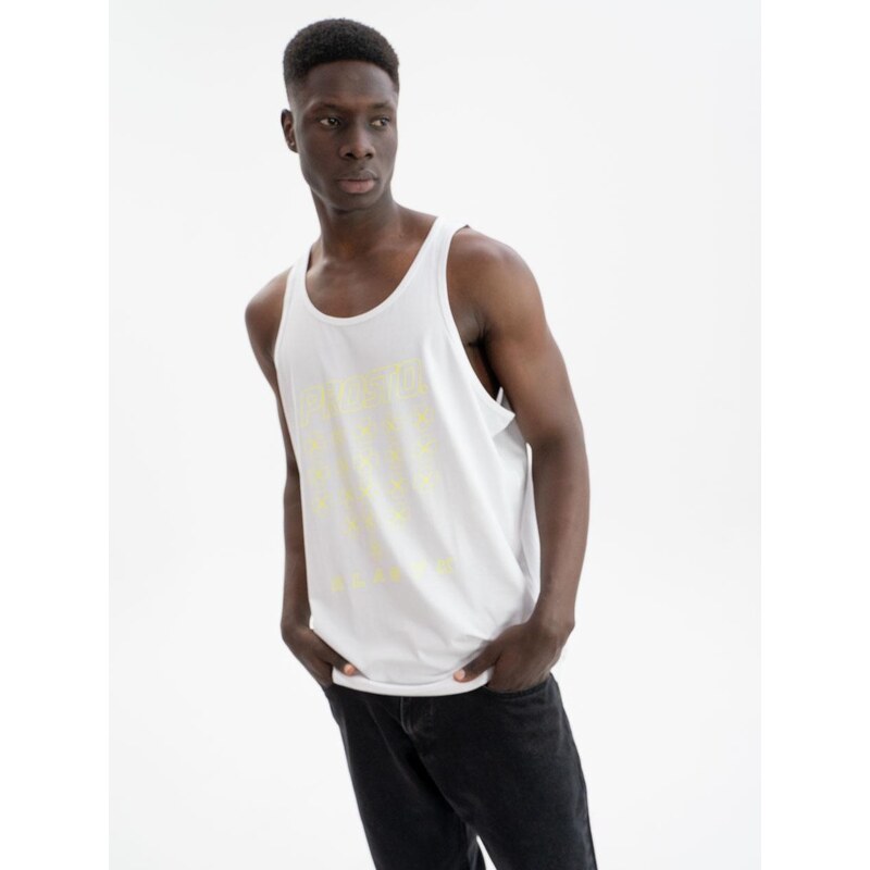 Pánské tílko White Prosto Traxle T-Shirt