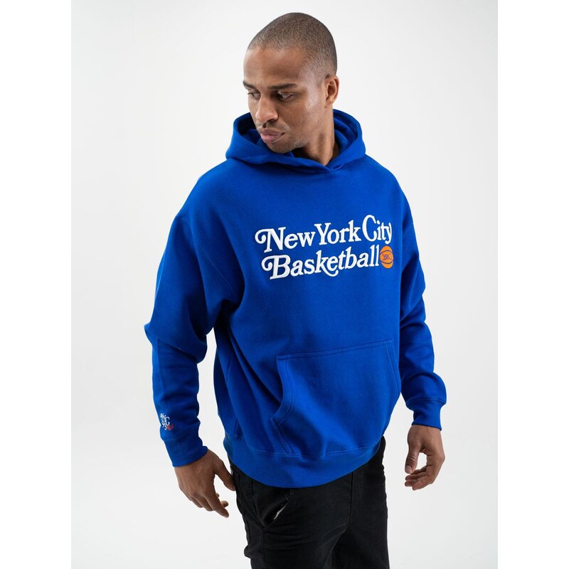 Pánská mikina s kapucí modrá K1X NYC BB
