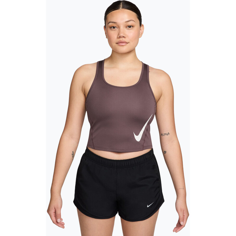 Dámské běžecké tričko Nike Swoosh Run Dri-Fit tattoo/black/white