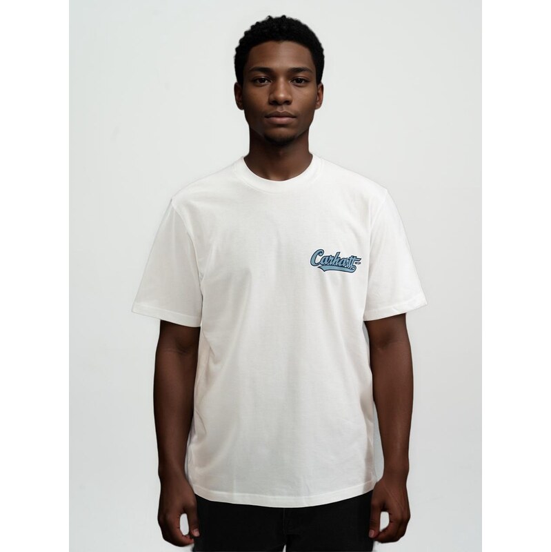 Carhartt WIP Spill White tričko s krátkým rukávem