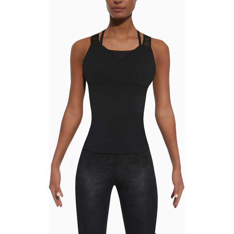 Bas Bleu fitness tílko Flint-Top 50 černá 112443547