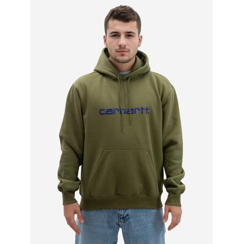 Carhartt WIP mikina s kapucí Carhartt Green / Purple