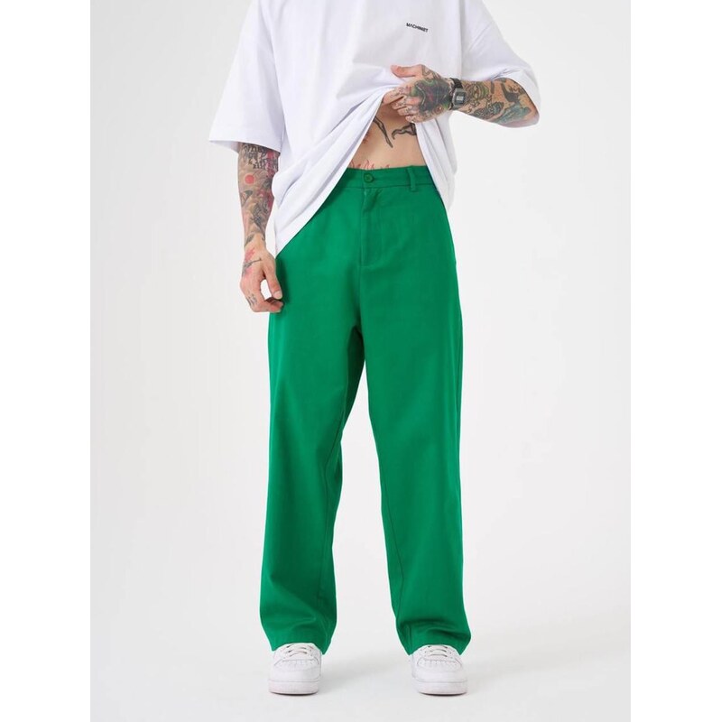 Pánské těhotenské kalhoty volného střihu Green Machinist Comfort