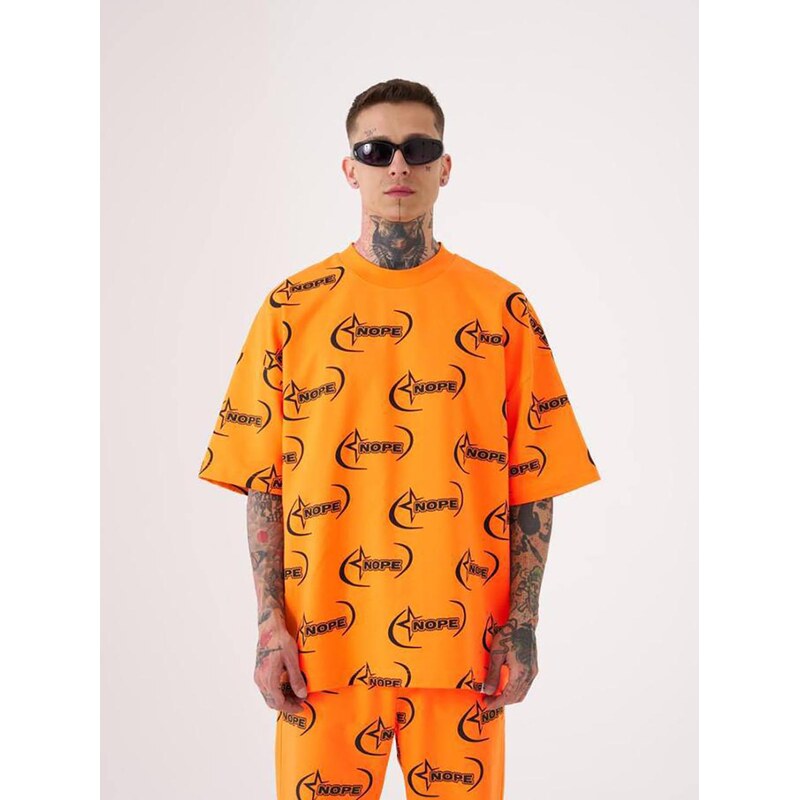 Pánské tričko s krátkým rukávem Machinist Nope Orange