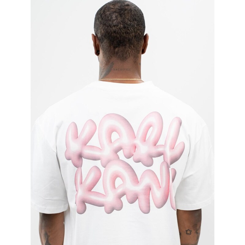 Pánská košile s krátkým rukávem bílá Karl Kani Bubblegum