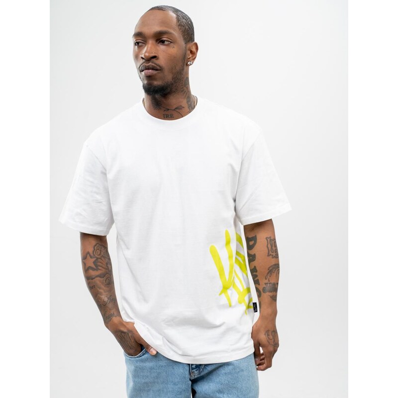 Pánské tričko s krátkým rukávem Oversize White Karl Kani Woven