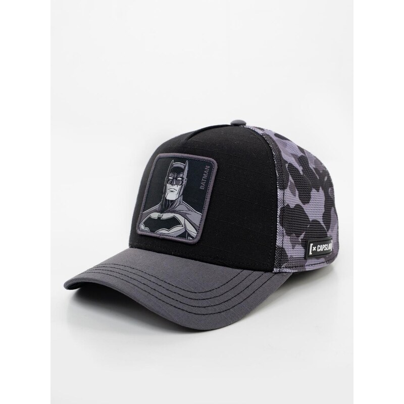 Trucker Snapback Cap Black / Camo Capslab DC Comics Batman