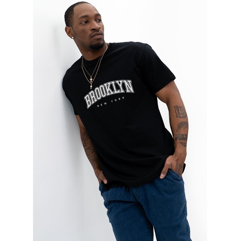 Pánské tričko s krátkým rukávem Black MyStars Brooklyn NY