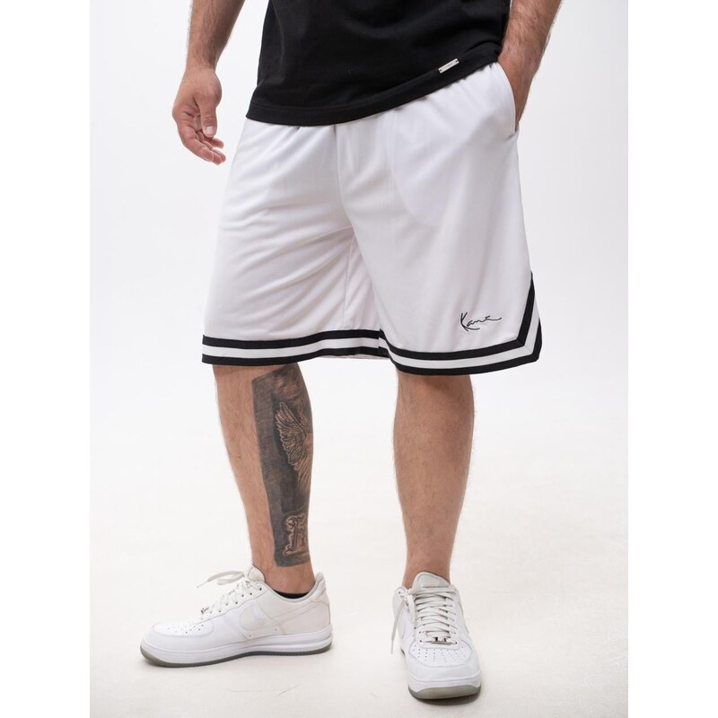 Pánské krátké tepláky Karl Kani KK Signature Mesh White / Black