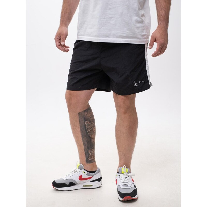 Pánské krátké plavecké šortky Karl Kani Signature Black