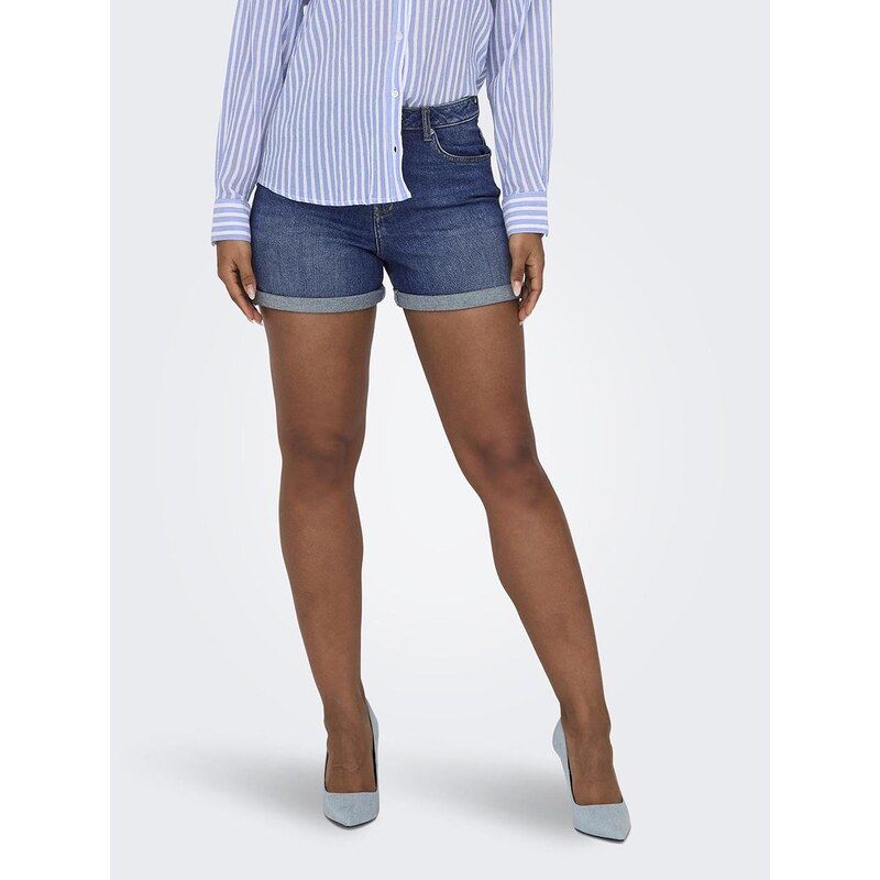 Modré džínové krátké šortky Only OnlJosephineStretch Shorts