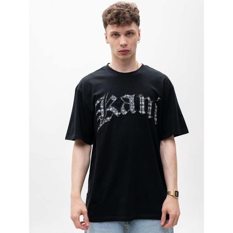 Pánské tričko s krátkým rukávem Black Karl Kani Paisley Letter