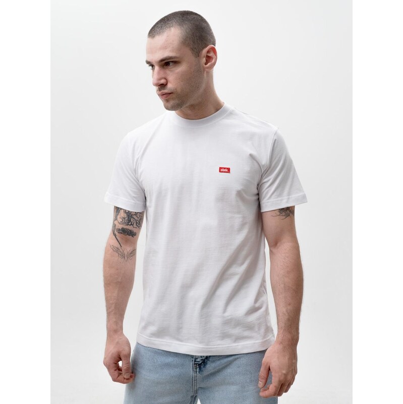 Pánské tričko s krátkým rukávem White Elade Patch