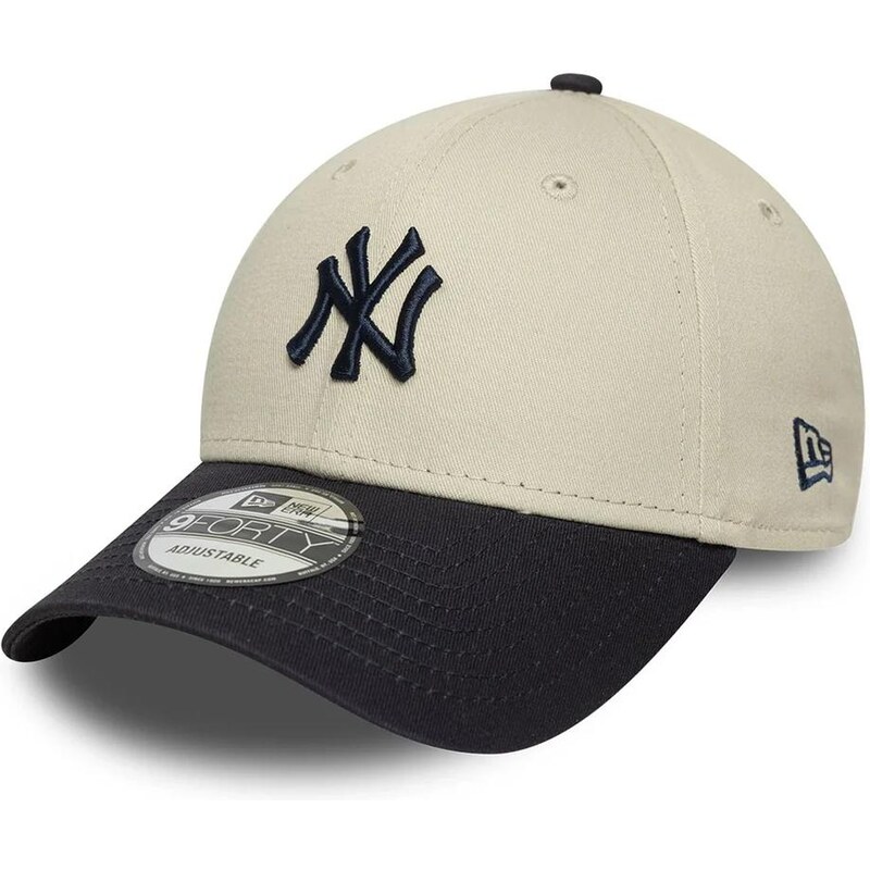 Krémová / námořnická modrá New Era 9Forty NY New York Yankees