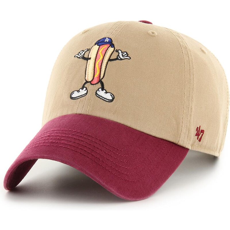 Kšiltovka Dad Hat Brown / Maroon 47 Brand LA Los Angeles Dodgers