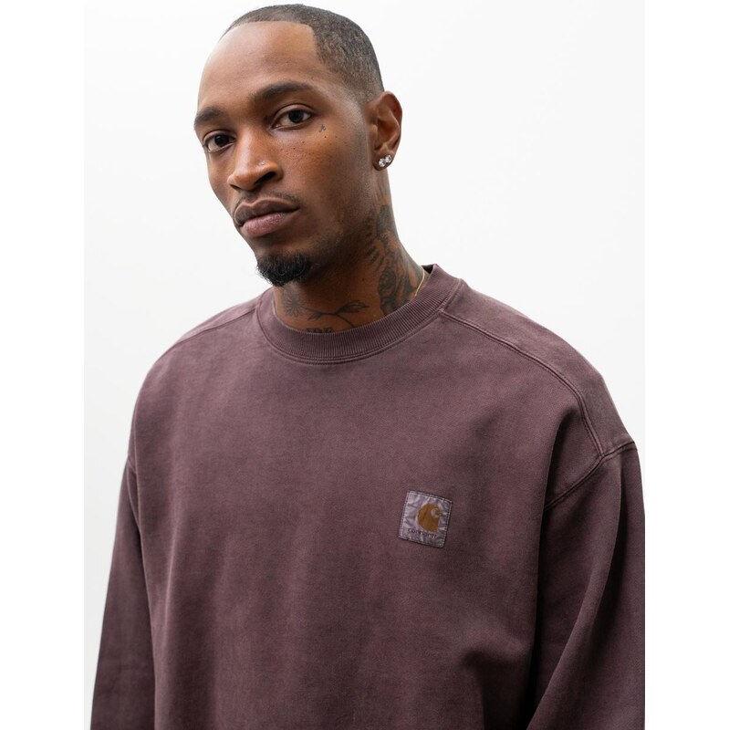 Pánská hnědá mikina bez kapuce Carhartt WIP Vista