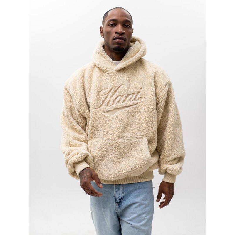 Pánská mikina s kapucí Oversize Karl Kani Cursive Varsity Teddy